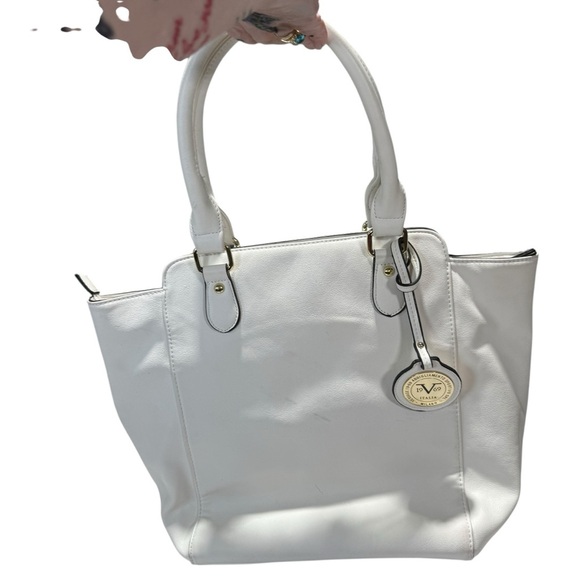 Versace 19.69 Italia White Quilted Handbag - Picture 5 of 14